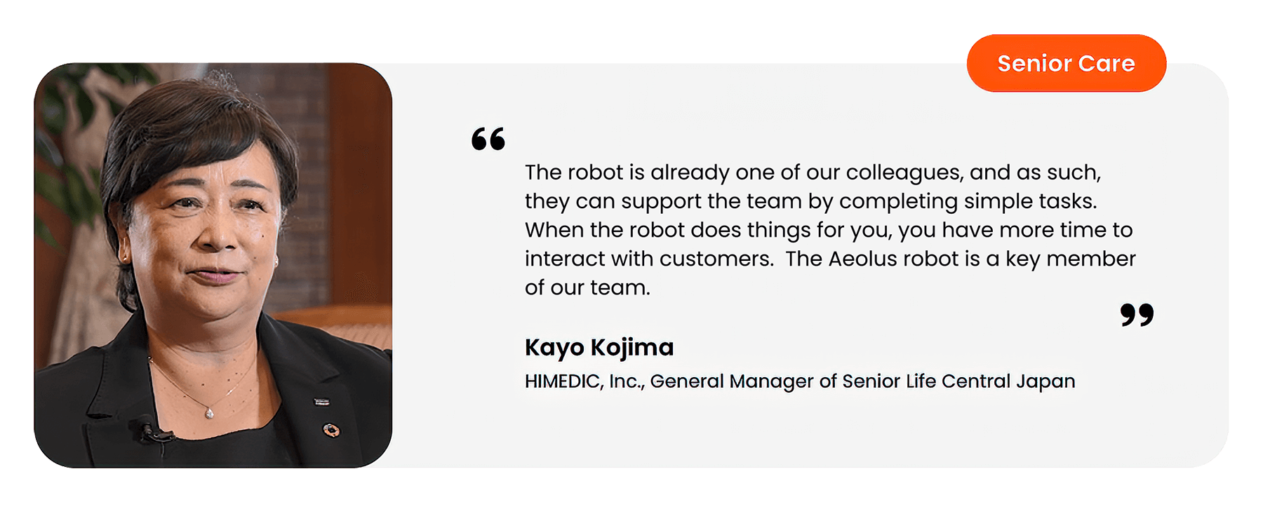 Care Home Testimonial