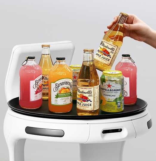 SERVI food service robots are ideal for drink serving