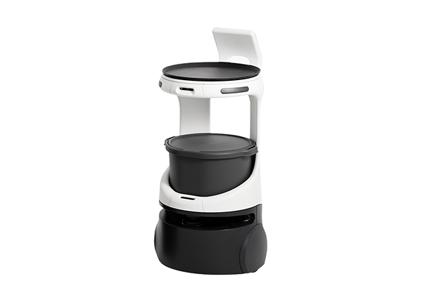 SERVI Mini food service robot for restaurant table food delivery and dish bussing